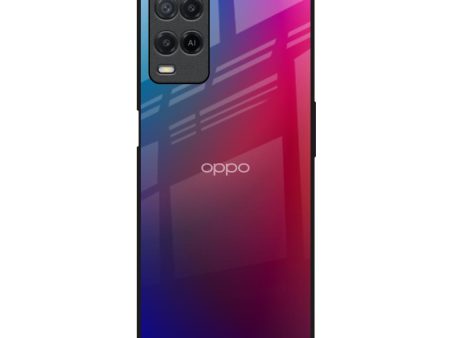 Magical Color Shade Glass Case for Oppo A54 on Sale