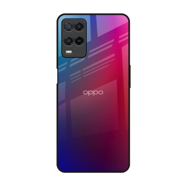 Magical Color Shade Glass Case for Oppo A54 on Sale