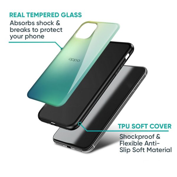 Dusty Green Glass Case for Oppo A54 For Discount