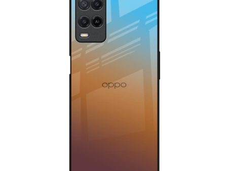 Rich Brown Glass Case for Oppo A54 Supply