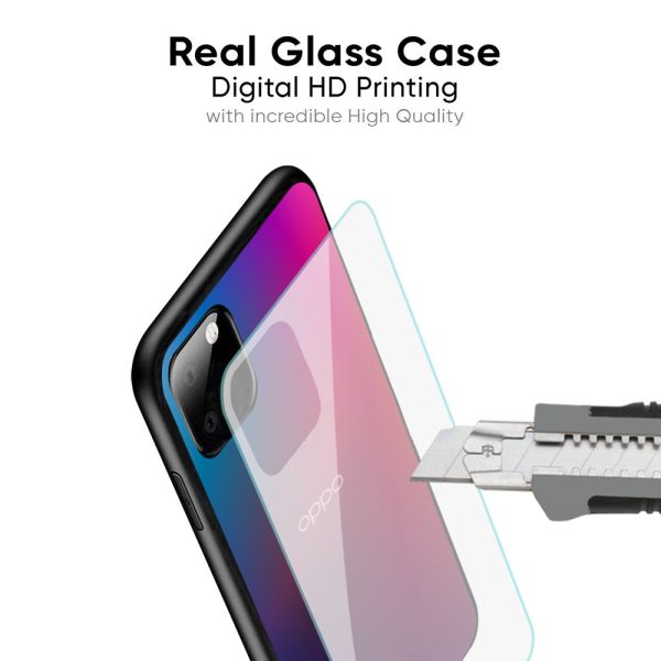 Magical Color Shade Glass Case for Oppo A54 on Sale