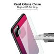 Wavy Pink Pattern Glass Case for Oppo F19 Online now