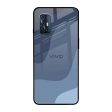 Navy Blue Ombre Glass Case for Vivo V17 Online now