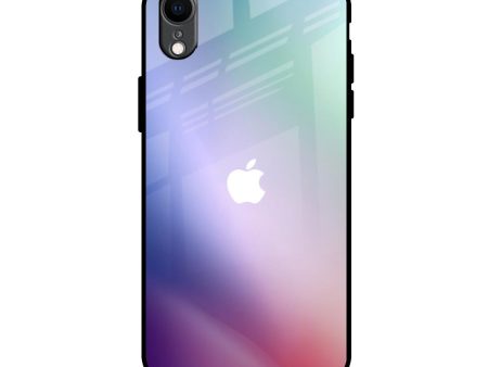 Abstract Holographic Glass Case for iPhone XR Cheap