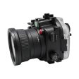 Sony A9 II 40M 130FT Underwater camera housing with Zoom ring for FE16-35 F4 ZA OSS included. Black Online now