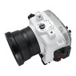 Sony A9 II 40M 130FT Underwater camera housing with Zoom ring for FE16-35 F4 ZA OSS included. White Online