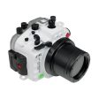 Sony A7R III V.3 Series SeaFrogs 40M 130FT Waterproof housing with Flat standard port with 67mm thread for Sony FE 28-70mm F3.5-5.6 OSS Lens (Manual zoom gear included) White Online Hot Sale