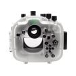 Sony A7 III V.3 Series SeaFrogs 40M 130FT Waterproof housing with Flat standard port with 67mm thread for Sony FE 28-70mm F3.5-5.6 OSS Lens (Manual zoom gear included) White Fashion