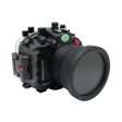 Sony A9 II 40M 130FT Underwater camera housing with Zoom ring for FE16-35 F4 ZA OSS included. Black Online now