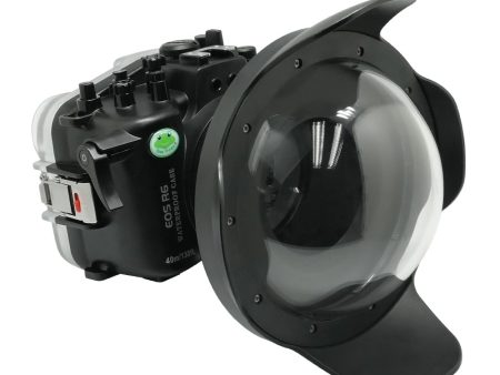 SeaFrogs 40m 130ft Underwater camera housing for Canon EOS R6 with 8  Dry Dome Port Online