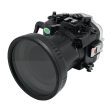 Canon EOS R5 SeaFrogs 40m 130ft Underwater camera housing with Flat Long Port Online now