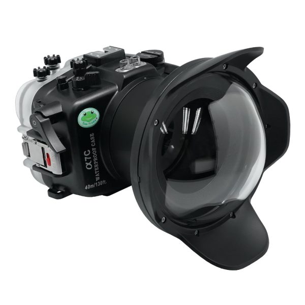 Sony A7C FE16-35 F4 ZA OSS SeaFrogs 40M 130FT UW housing with 6  Dry Dome Port For Sale