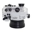 SeaFrogs 60M 195FT Waterproof housing for Sony A6xxx series Salted Line with Aluminium Pistol Grip (White)   GEN 3 Online now