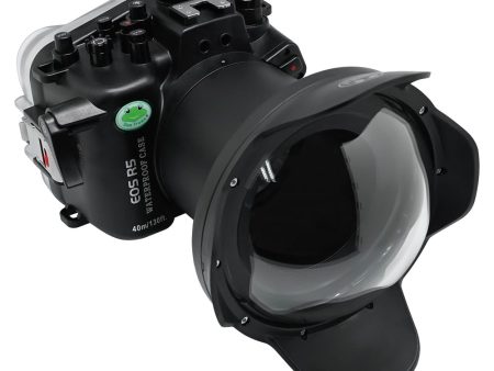 Canon EOS R5 SeaFrogs 40m 130ft Underwater camera housing with 6  Dry Dome Port V.13 Online Hot Sale